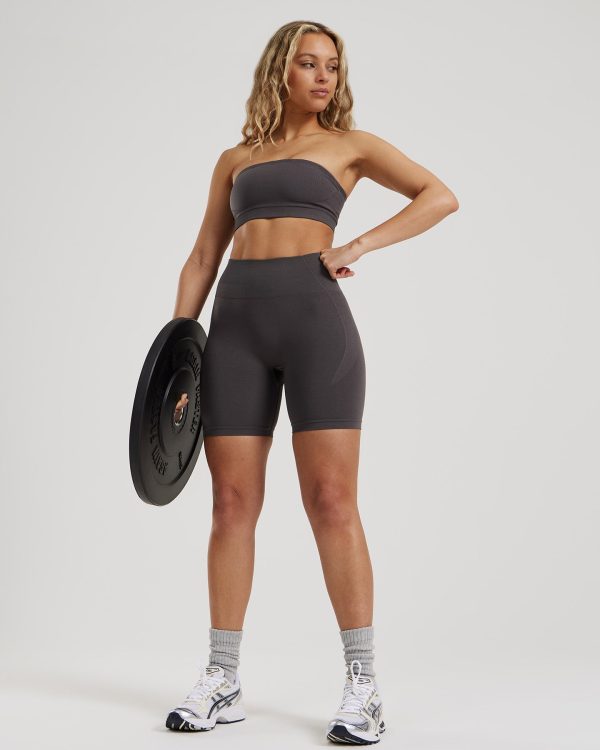 Define 2.0 Seamless Bandeau Bra | Graphite Angebot – Bild 4